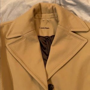 New with Tags! Tan Calvin Klein coat